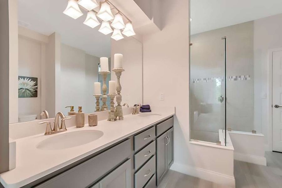 Representative furnished interior of a home built from the Asheville by Paytas Homes in The Reserve at Victoria, Deland (Image 12).