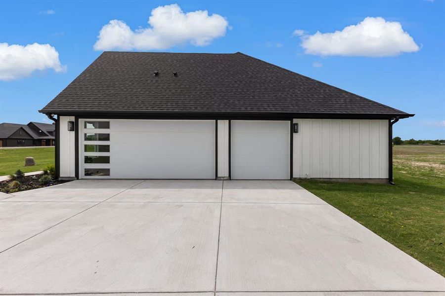 Front exterior of a new home in , Celeste, TX, highlighting curb appeal (Image 26).