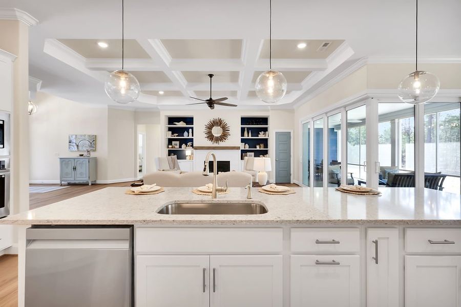 Furnished interior view inside a new home in Compass Pointe, Leland (Image 13). Furnished interior view inside a new home in Compass Pointe, Leland (Image 13).