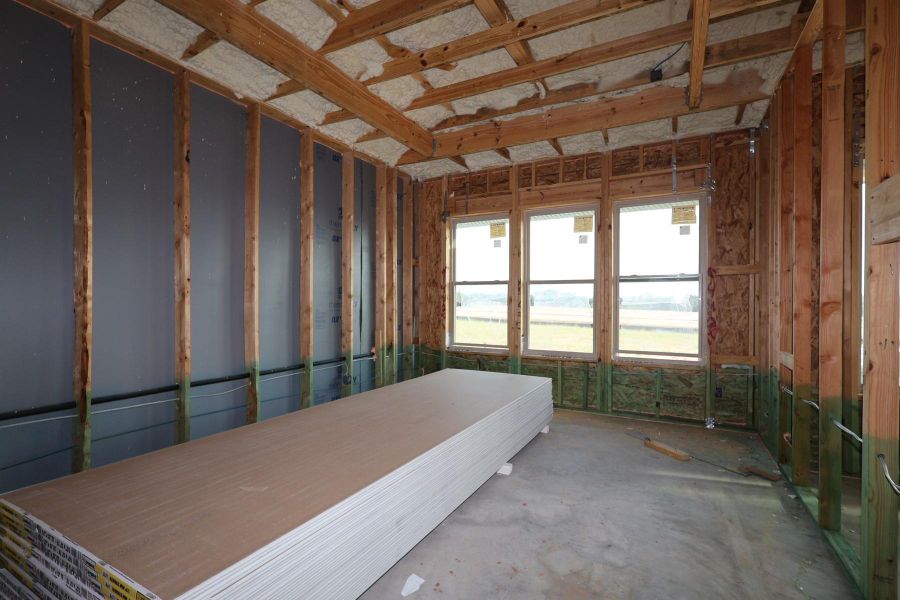 In-progress construction of a new home in Escondido - Terrace Collection, Magnolia, TX (Image 6).