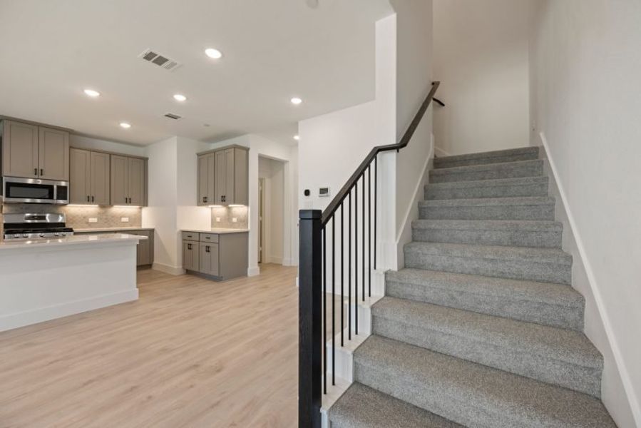 Furnished interior view inside a new home in Mosaic, Celina (Image 11).