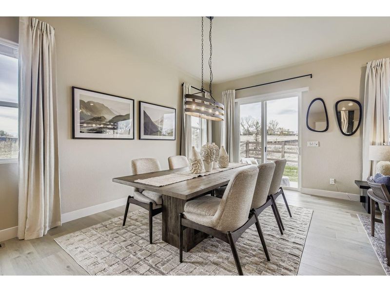 Furnished interior view inside a new home in , Fort Collins (Image 8).