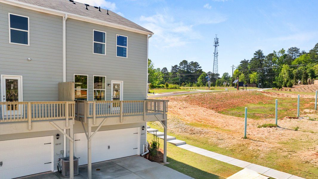 Representative exterior photo of a completed home built from the ADDINGTON by D.R. Horton in Waypoint, Flowery Branch, GA (Image 25).