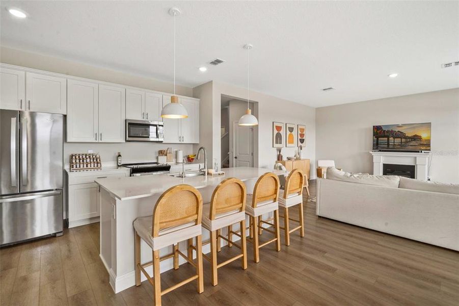 Furnished interior view inside a new home in Mirada, San Antonio (Image 35).