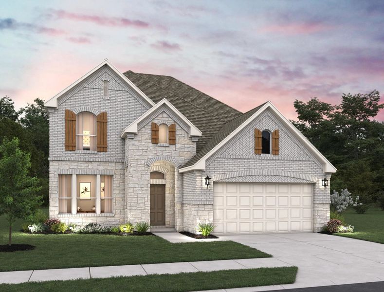 Representative exterior photo of a completed home built from the Bandera by Ashton Woods in Megan's Landing 50's, Castroville, TX (Image 20). Representative exterior photo of a completed home built from the Bandera by Ashton Woods in Megan's Landing 50's, Castroville, TX (Image 20).