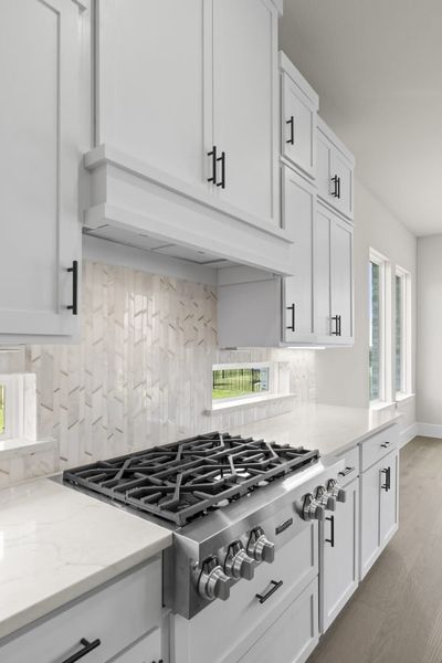 Representative furnished interior of a home built from the Belize by Stonefield Homes in Heath Golf and Yacht Club, Rockwall (Image 35).