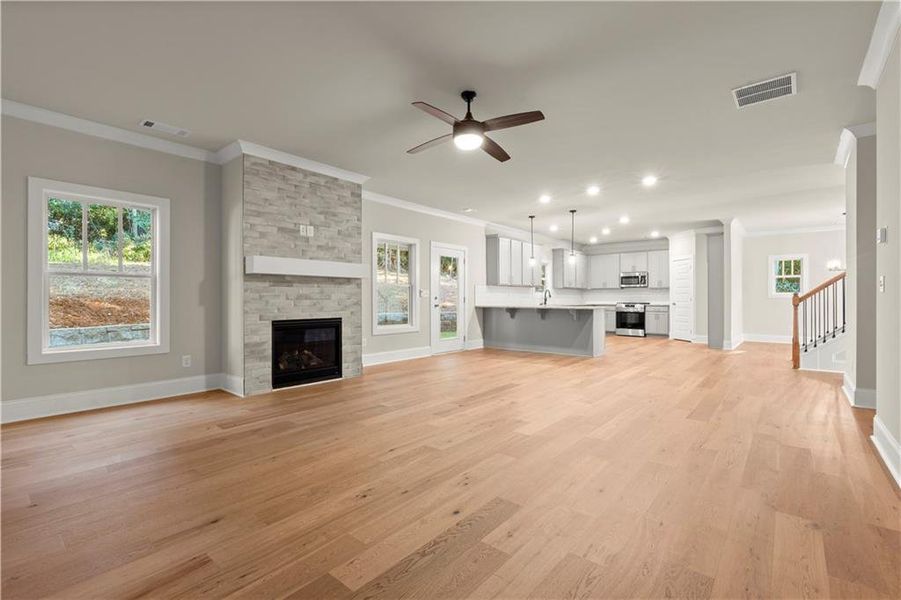 Spacious, unfurnished interior of a new home in , Covington (Image 17). Spacious, unfurnished interior of a new home in , Covington (Image 17).