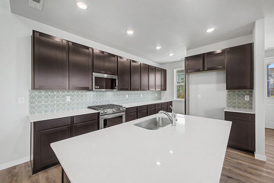 Furnished interior view inside a new home in Arras Park, Thornton (Image 6).