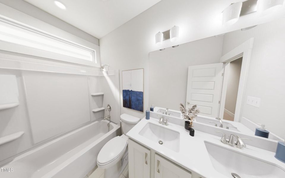 Secondary bathroom Rendering