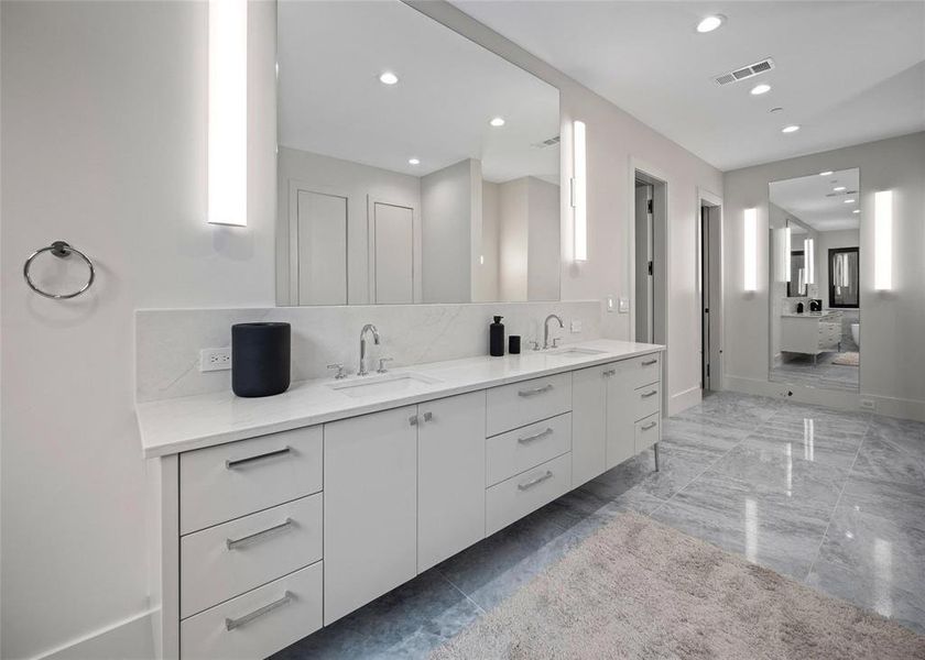 Furnished interior view inside a new home in , Dallas (Image 10). Furnished interior view inside a new home in , Dallas (Image 10).