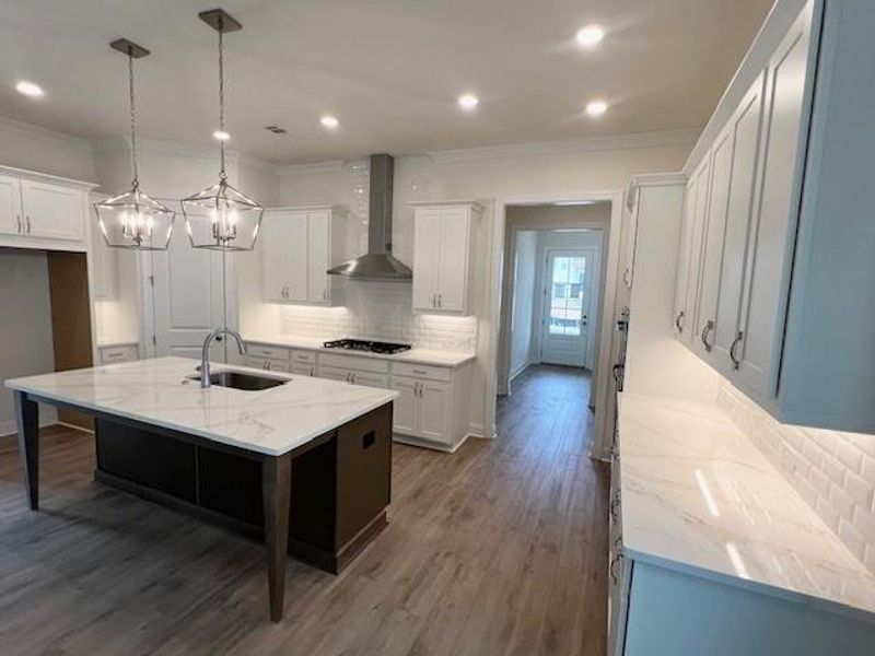Furnished interior view inside a new home in Palisades Single Family, Cumming (Image 6). Furnished interior view inside a new home in Palisades Single Family, Cumming (Image 6).