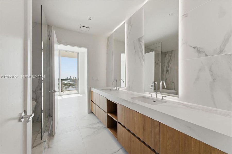 Furnished interior view inside a new home in , Miami (Image 5). Furnished interior view inside a new home in , Miami (Image 5).