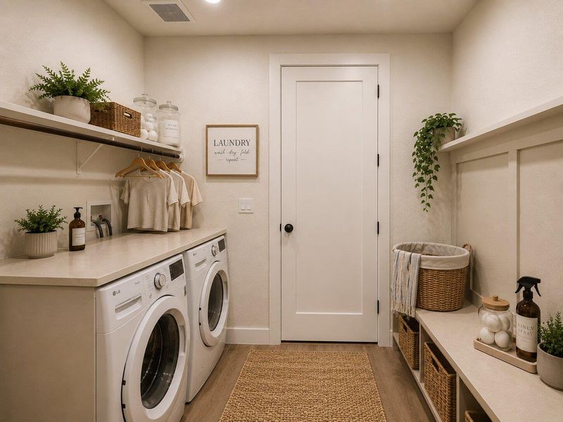 Virtually Staged Laundry Room Virtually Staged Laundry Room