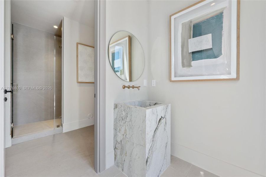 Furnished interior view inside a new home in , Miami (Image 28). Furnished interior view inside a new home in , Miami (Image 28).