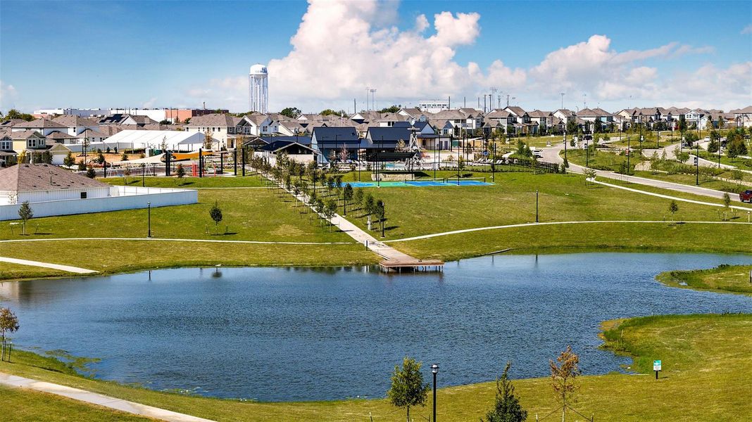 Property view of water featuring a residential view