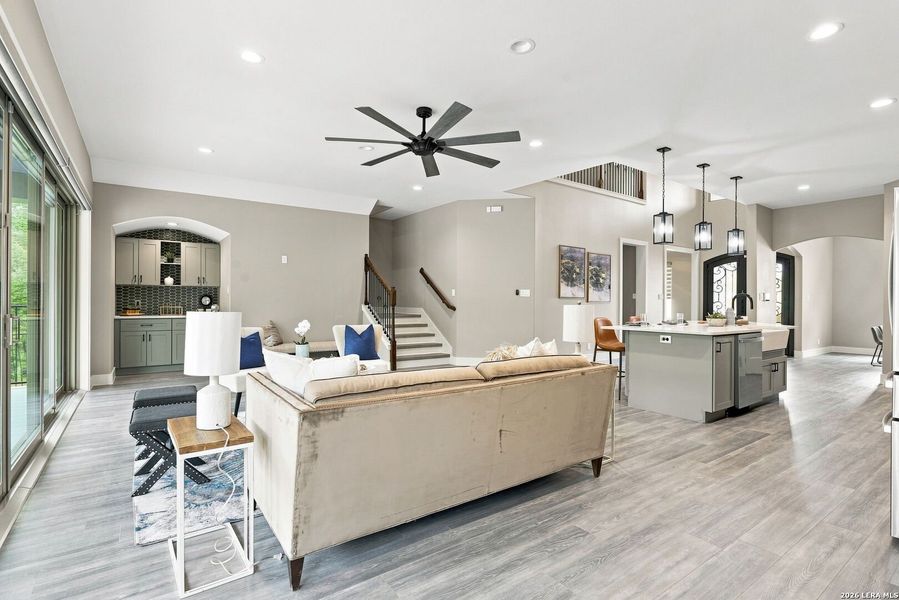 Furnished interior view inside a new home in , San Antonio (Image 32).
