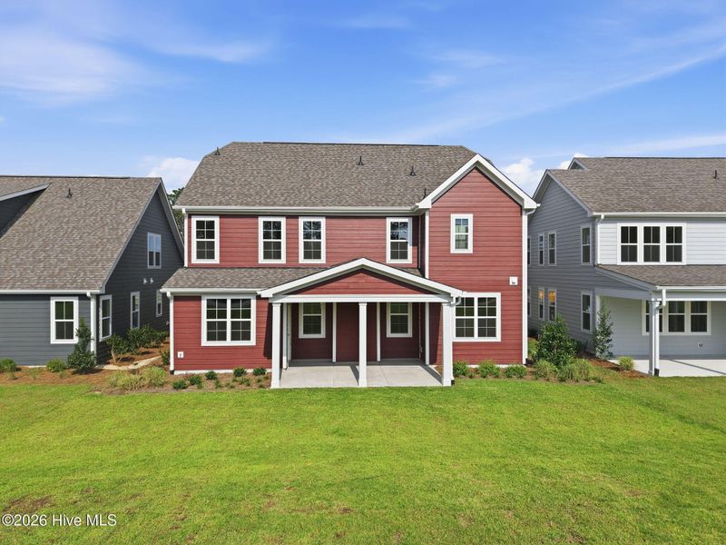 Exterior details and patio area of a home in Legacy Lakes, Aberdeen (Image 29).
