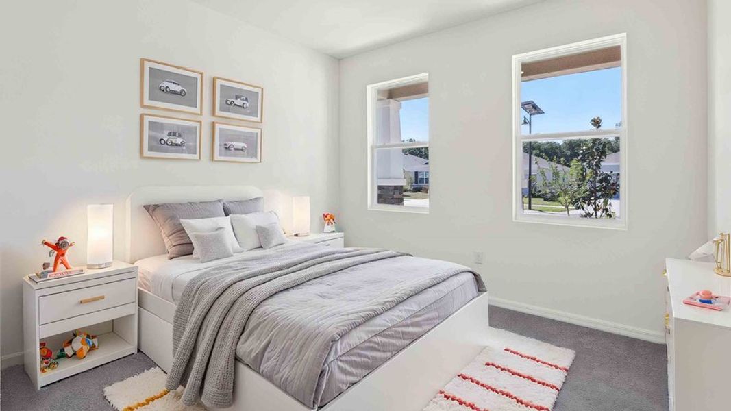 Representative furnished interior of a home built from the Laurel by D.R. Horton in Ocala Preserve, Ocala (Image 6).