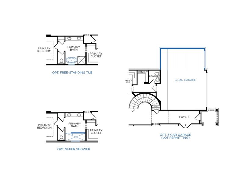 2D floor plan layout for the Florence by Tricoast Homes in Sunterra 50s, Katy, TX (Image 15). 2D floor plan layout for the Florence by Tricoast Homes in Sunterra 50s, Katy, TX (Image 15).