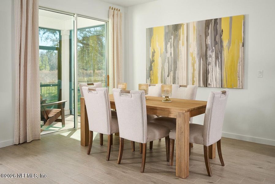 Furnished interior view inside a new home in Colbert Landings, Palm Coast (Image 6). Furnished interior view inside a new home in Colbert Landings, Palm Coast (Image 6).