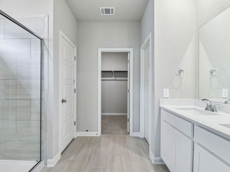 Furnished interior view inside a new home in Arcadia Ridge - Premier Series, San Antonio (Image 9). Furnished interior view inside a new home in Arcadia Ridge - Premier Series, San Antonio (Image 9).