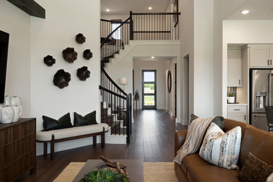 Furnished interior view inside a new home in Lagos Reserve, Manor (Image 13).