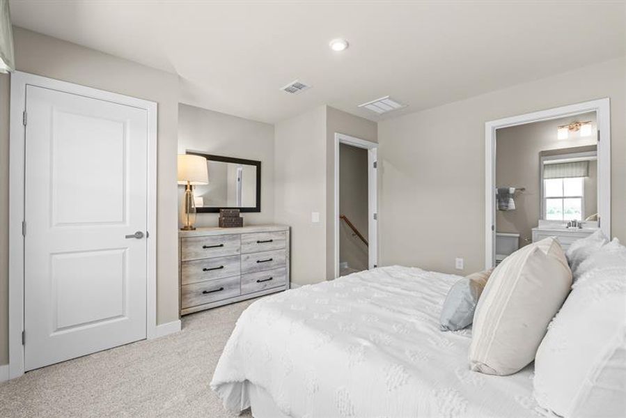 Representative furnished interior of a home built from the NEW - Dunmore by Ryan Homes in Middle Creek Village, Bolivia (Image 37).