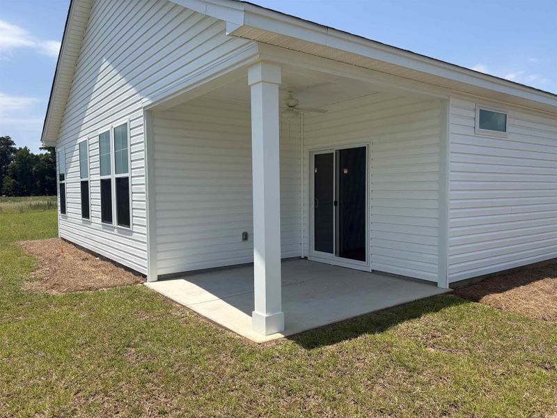 Exterior details and patio area of a home in Briarfield, Conway (Image 4). Exterior details and patio area of a home in Briarfield, Conway (Image 4).