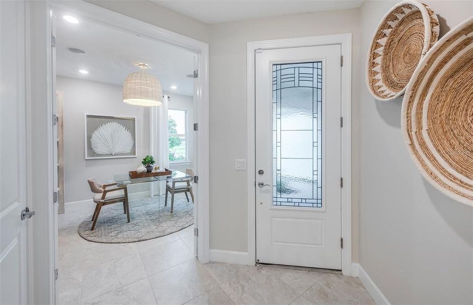 Furnished interior view inside a new home in BeachWalk by Manasota Key, Englewood (Image 5).