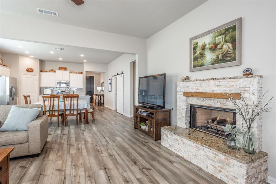 Furnished interior view inside a new home in Liberty Pointe, Gainesville (Image 36).