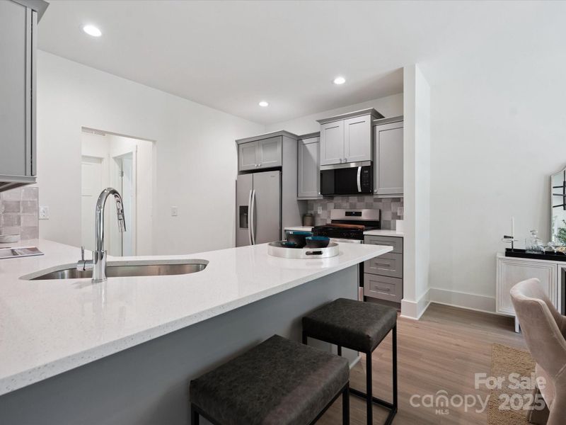 Furnished interior view inside a new home in , Charlotte (Image 9).