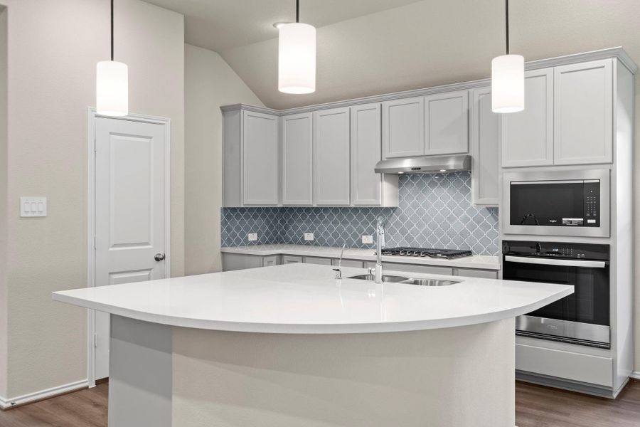 Furnished interior view inside a new home in The Highlands, Porter (Image 12).