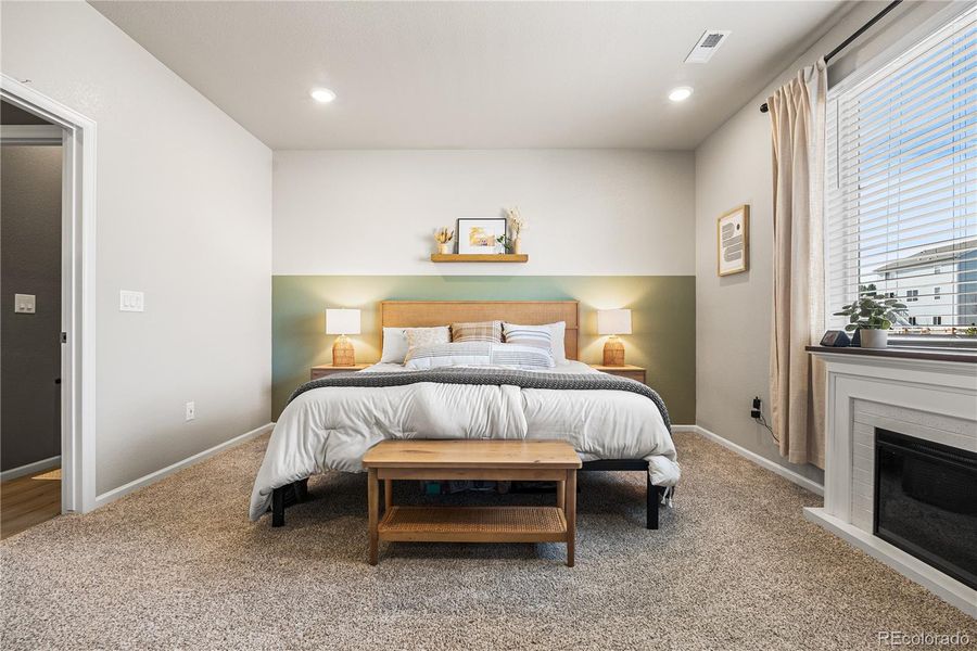 Furnished interior view inside a new home in Poudre Heights: The Alpine Collection, Windsor (Image 34).