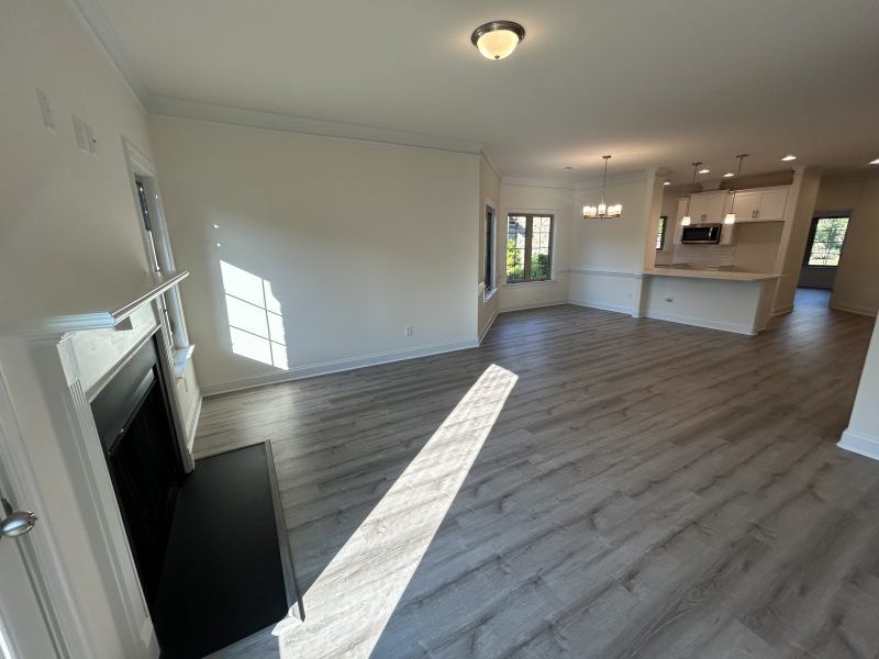 Spacious, unfurnished interior of a new home in Trellises, High Point (Image 32).