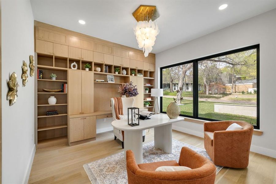 Furnished interior view inside a new home in , Dallas (Image 9).