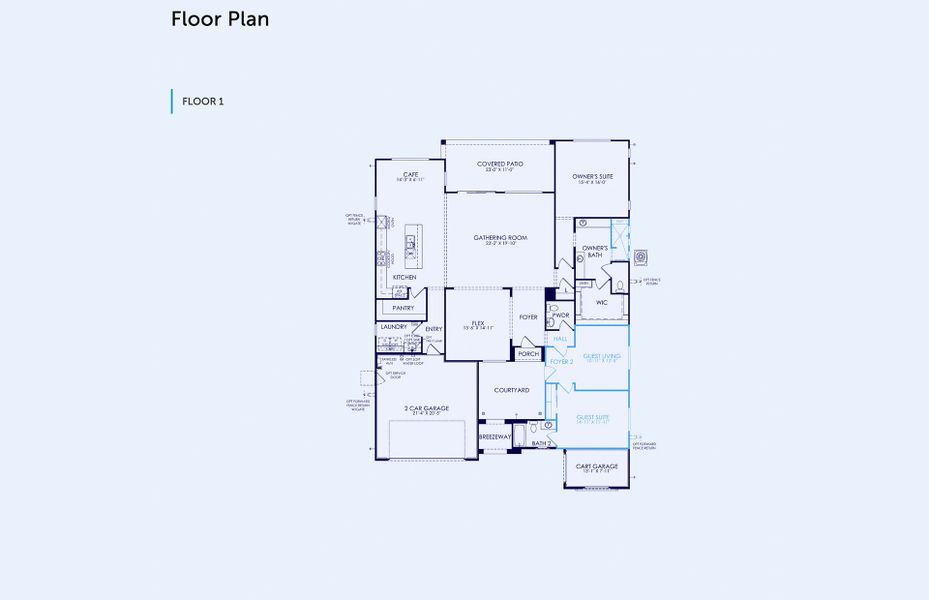 2D floor plan layout of this home in Sun City Anthem at Merrill Ranch, Florence, AZ (Image 2). 2D floor plan layout of this home in Sun City Anthem at Merrill Ranch, Florence, AZ (Image 2).