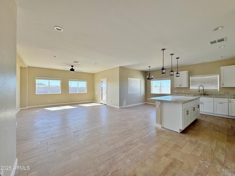 Great room from entry Great room from entry