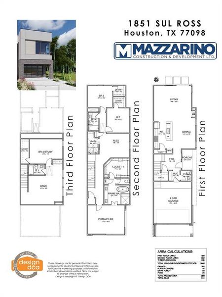 Please be aware that these plans are the property of the architect/builder designer that designed them not DUX Realty, Mazzarino Construction or 1849 SUL ROSS LLC and are protected from reproduction and sharing under copyright law. These drawing are for general information only. Measurements, square footages and features are for illustrative marketing purposes. All information should be independently verified. Plans are subject to change without notification.