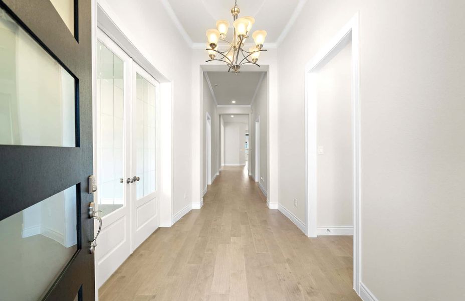 Representative unfurnished interior of a home built from the 2855AU by Ravenna Homes in Audubon 60′, Magnolia (Image 22).