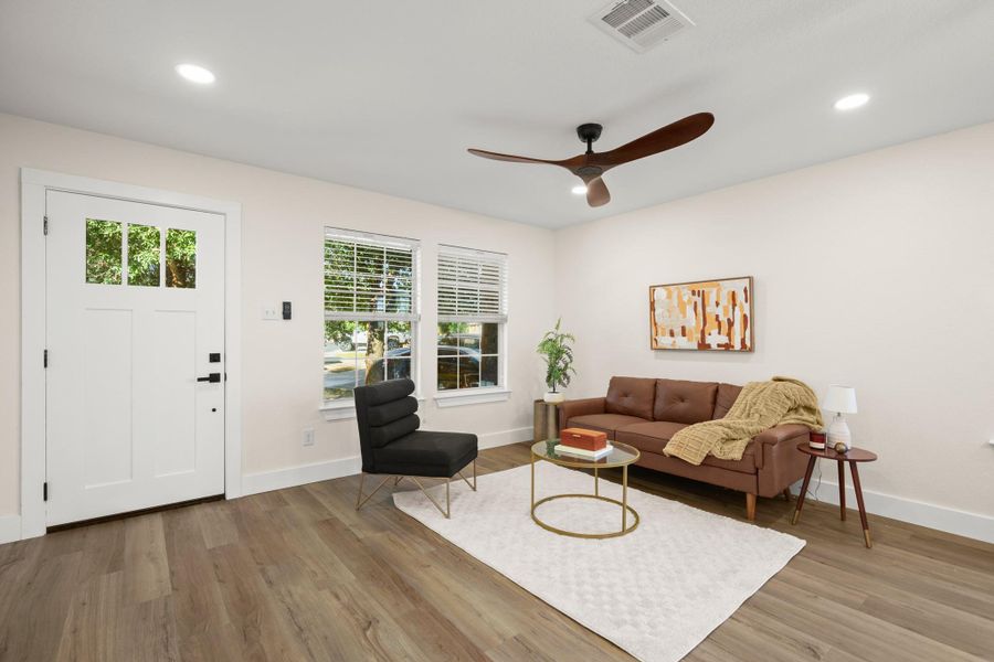 Furnished interior view inside a new home in , Pflugerville (Image 17).