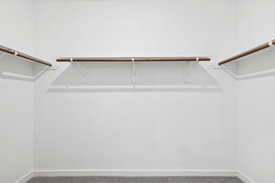 Primary walk-in closet