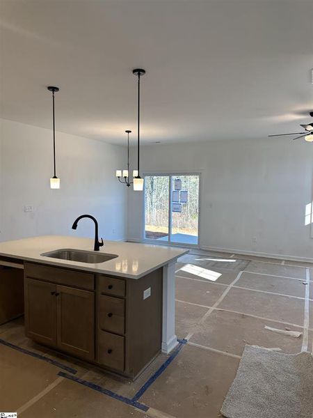 In-progress construction of a new home in Meece Townhomes, Easley, SC (Image 8).