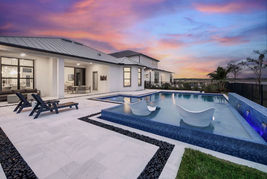 Representative exterior details of a home built from the Regalia by DiVosta in Amara, Lake Worth (Image 3). Representative exterior details of a home built from the Regalia by DiVosta in Amara, Lake Worth (Image 3).