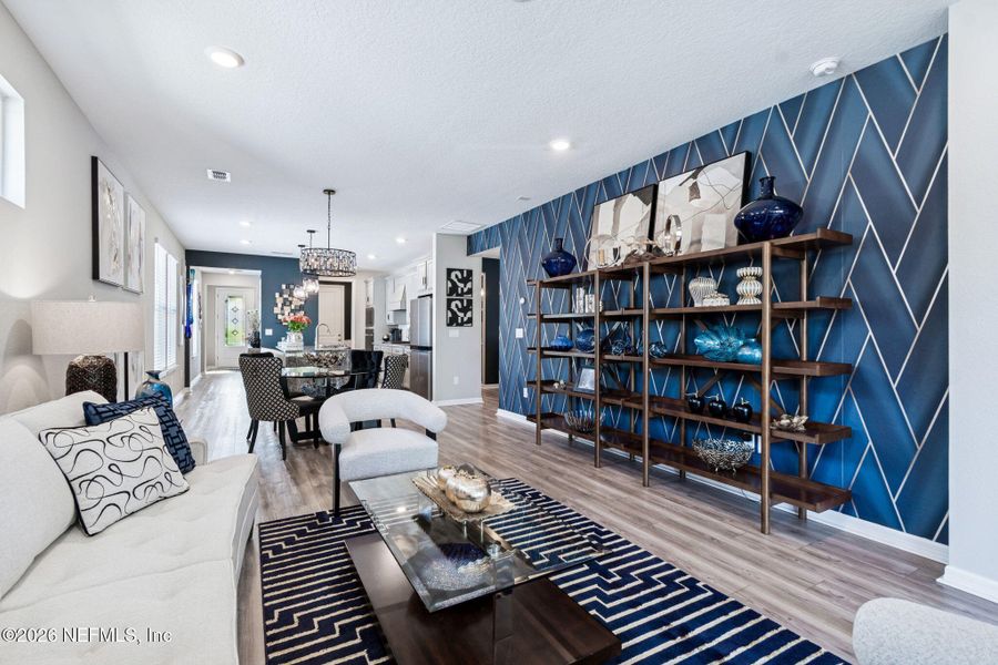 Furnished interior view inside a new home in , St. Augustine (Image 55).