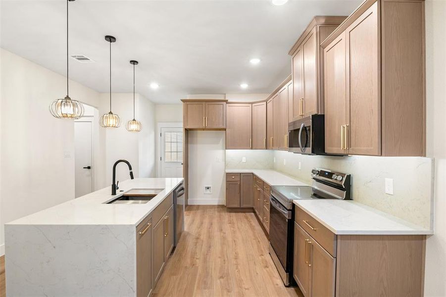 Furnished interior view inside a new home in , Fort Worth (Image 9).