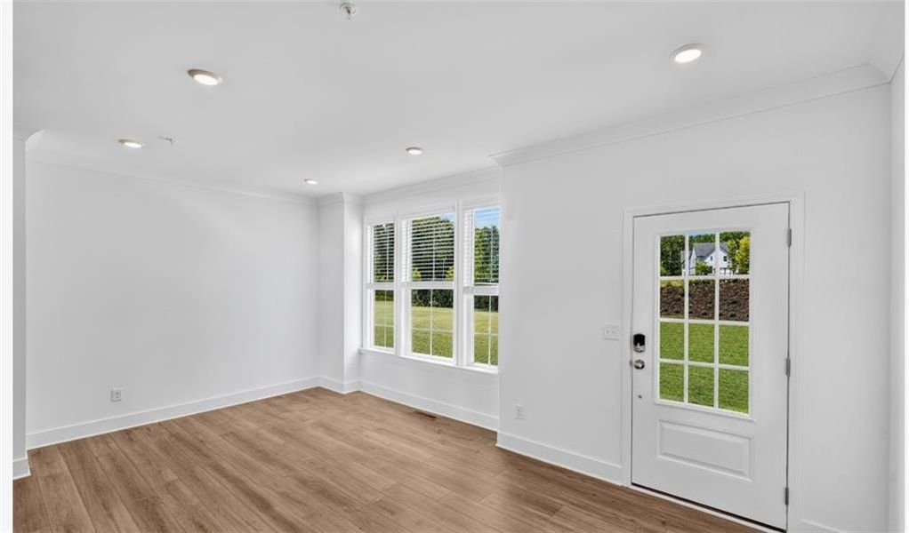 Spacious, unfurnished interior of a new home in Forrest Crossing, Woodstock (Image 8).