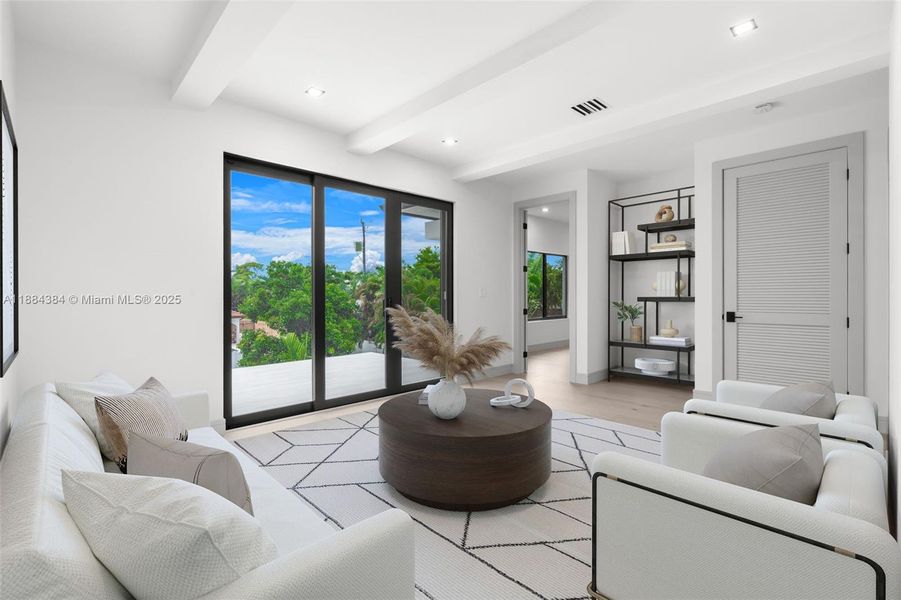 Furnished interior view inside a new home in , Delray Beach (Image 29).
