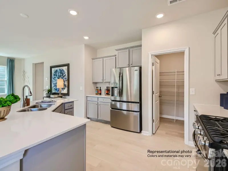 Furnished interior view inside a new home in Redhawk, Belmont (Image 13).
