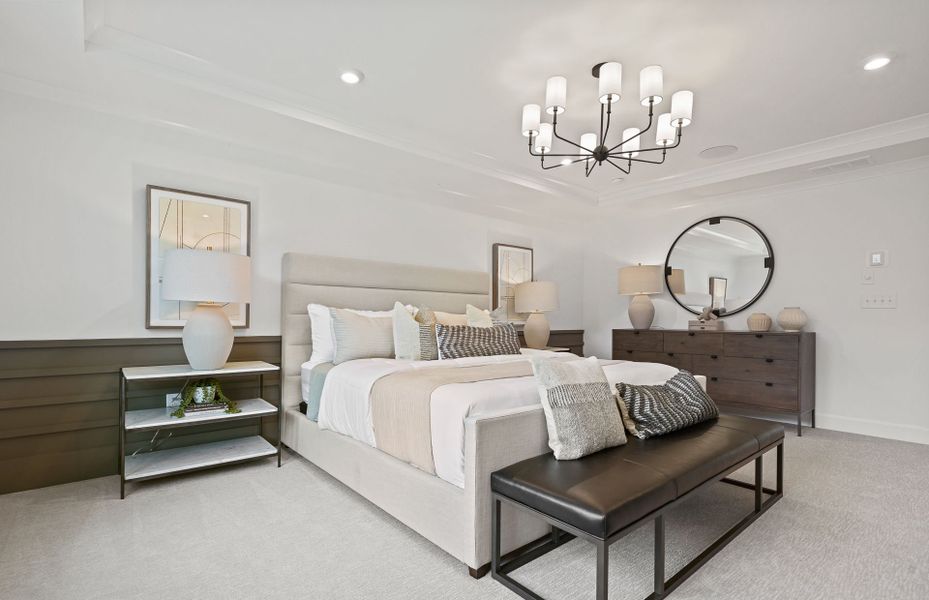 Furnished interior view inside a new home in Briar Creek, Atlanta (Image 4).