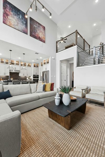 Representative furnished interior of a home built from the Oltorf by Scott Felder Homes in University Heights, Round Rock (Image 7). Representative furnished interior of a home built from the Oltorf by Scott Felder Homes in University Heights, Round Rock (Image 7).